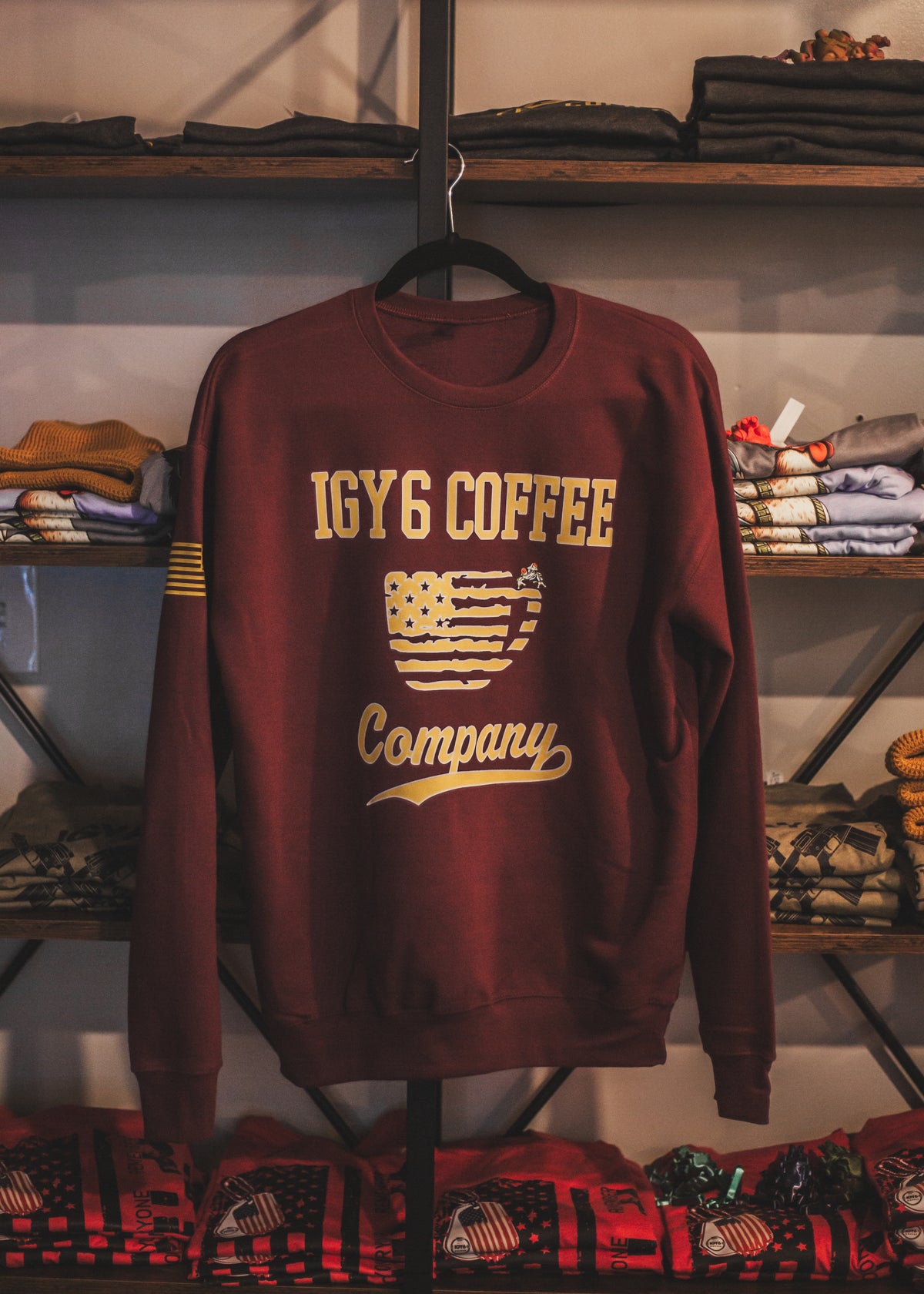 Maroon & Gold IGY6 Crewneck