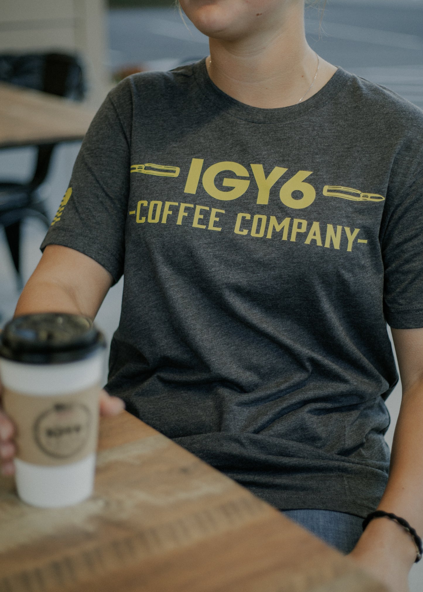 Grey & Yellow IGY6 T-Shirt