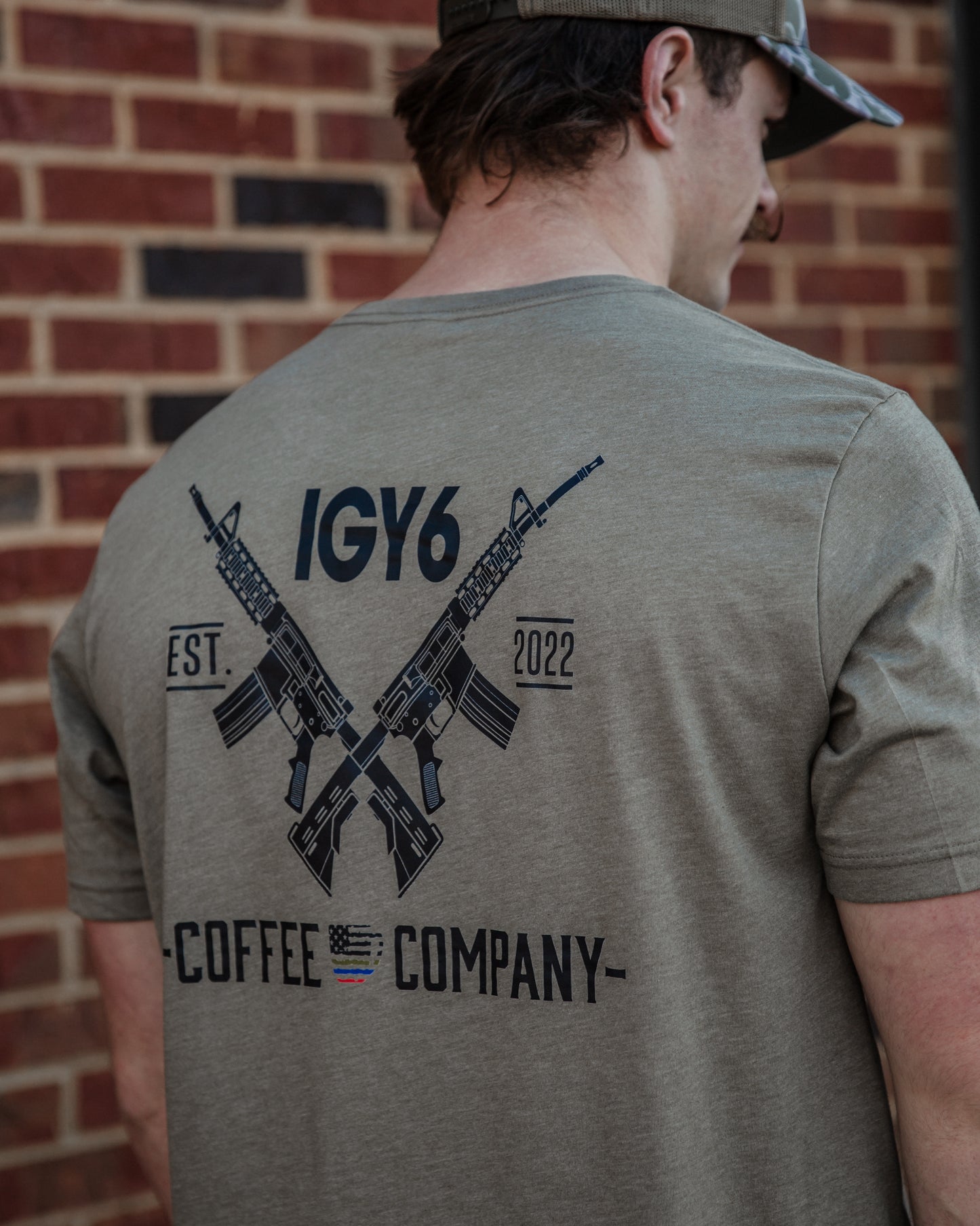 IGY6 T-Shirt Crossed M4's