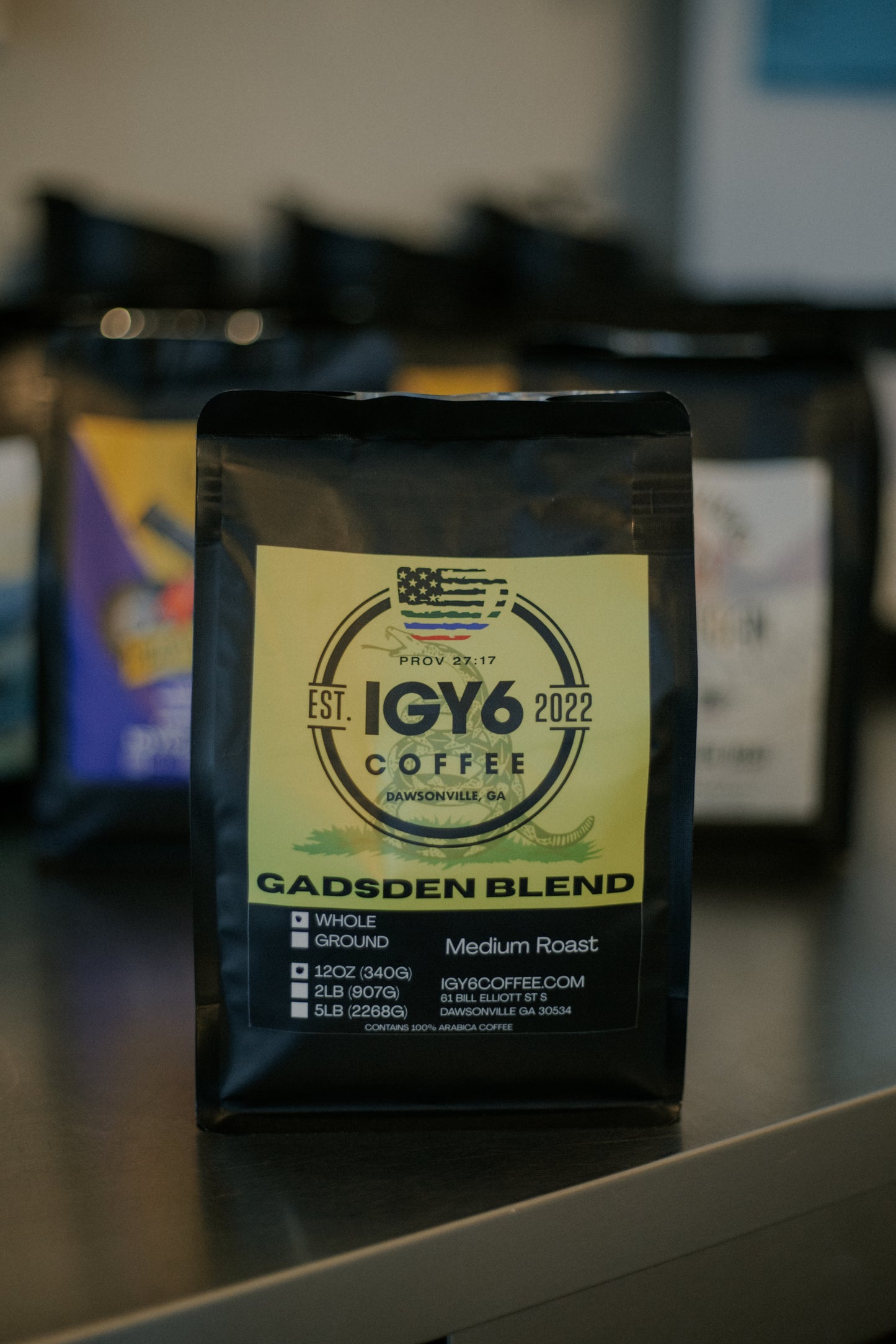 IGY6 Coffee “Gadsden Blend